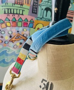 Scrufts Brighton Rocks Striped Dog Lead with Velvet Lining